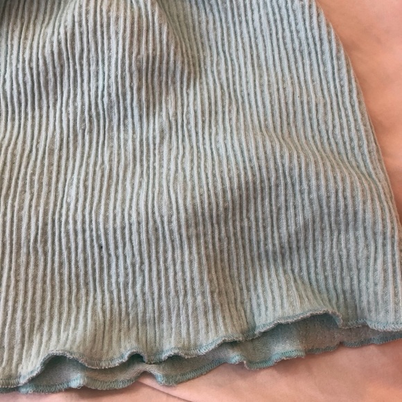 NWT Urban Outfitters Top XL Reformation crop shirt light blue y2k soft skims - Picture 7 of 7